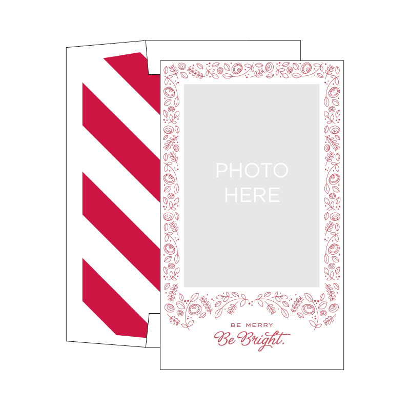 Holiday Photocards | Holiday Floral Photocard