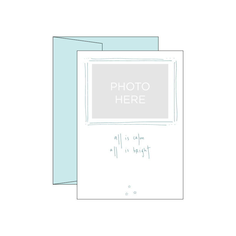 Just A Little Ditty  | All is Bright Letterpress Photocard