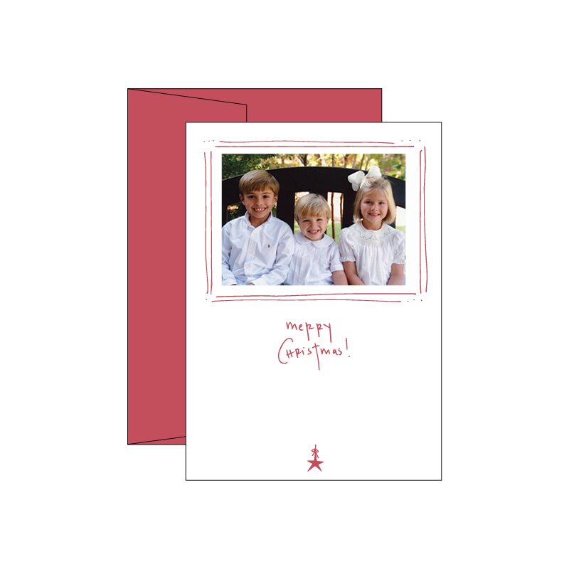 Just A Little Ditty | Merry Christmas Letterpress Photocard