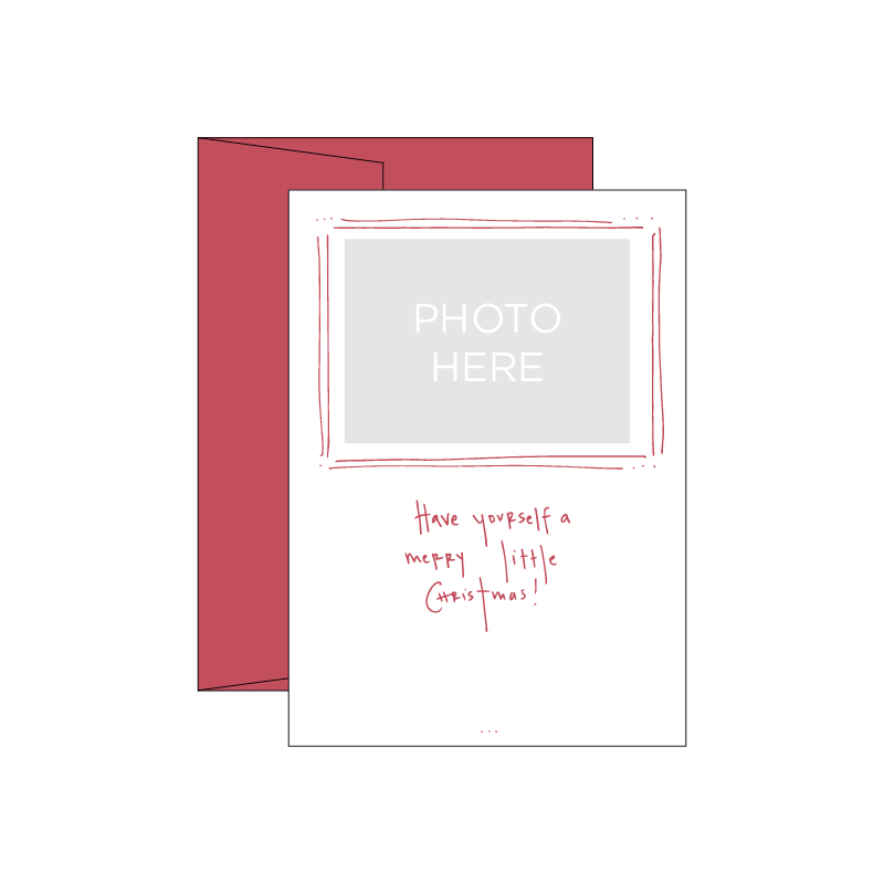 Just A Little Ditty Holiday |Merry Little Letterpress Photocard