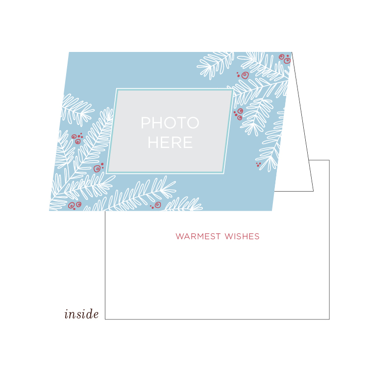 Holiday Photocards | Holiday Winter Garland