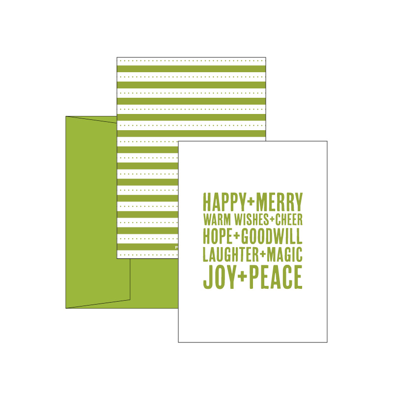 Letterpress Holiday Cards | Greetings Single Card