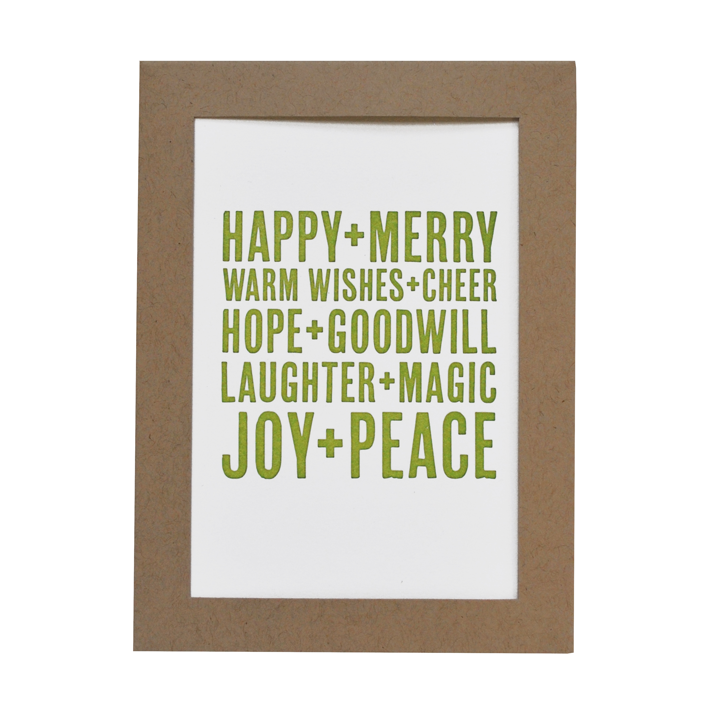Letterpress Holiday Cards | Greetings Set
