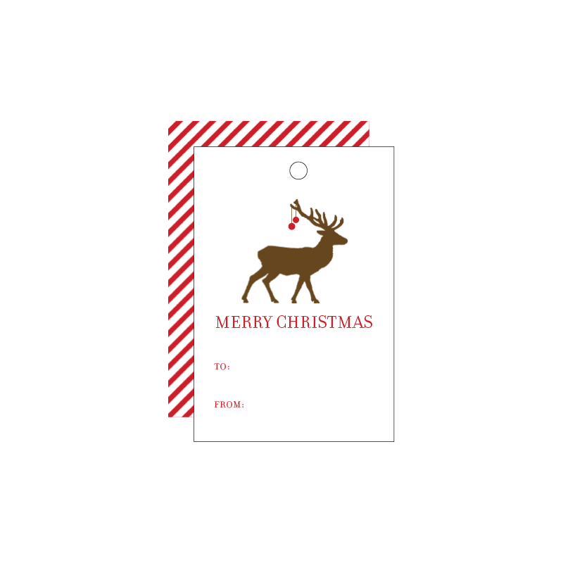 Holiday Gift Tags | Deer