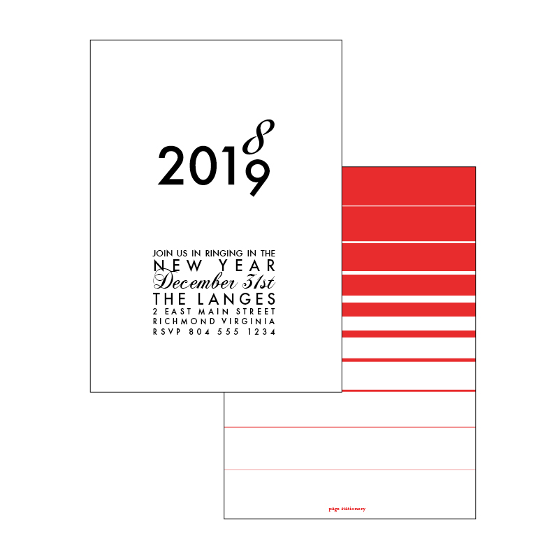 New Years Card | LANGE