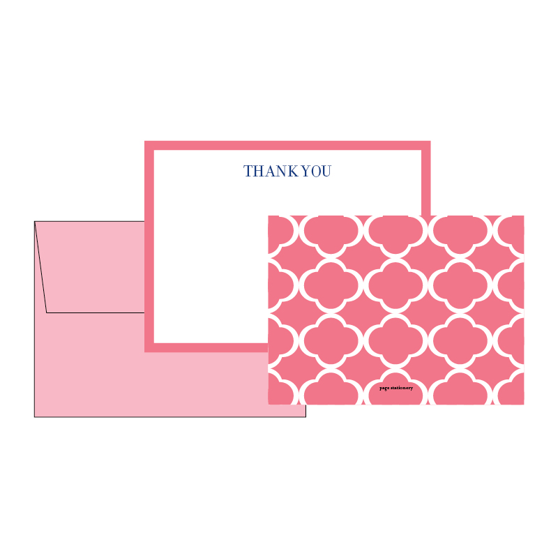 Everyday Boxed Notecards | Quatrefoil
