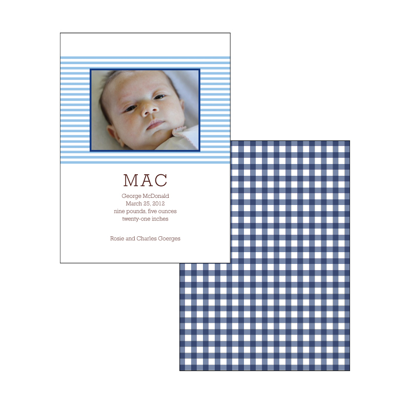 Baby Announcement | MAC