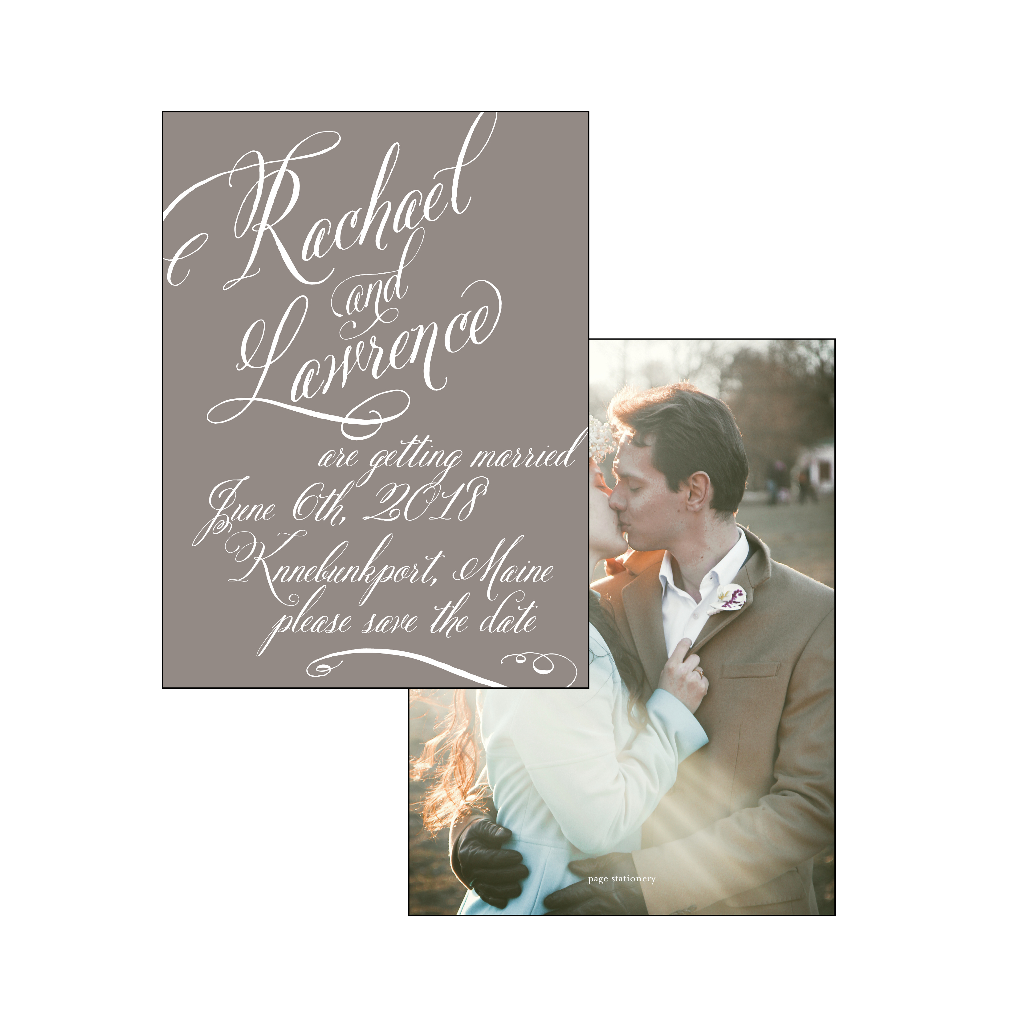 Save the Date | RACHAEL+LAWRENCE
