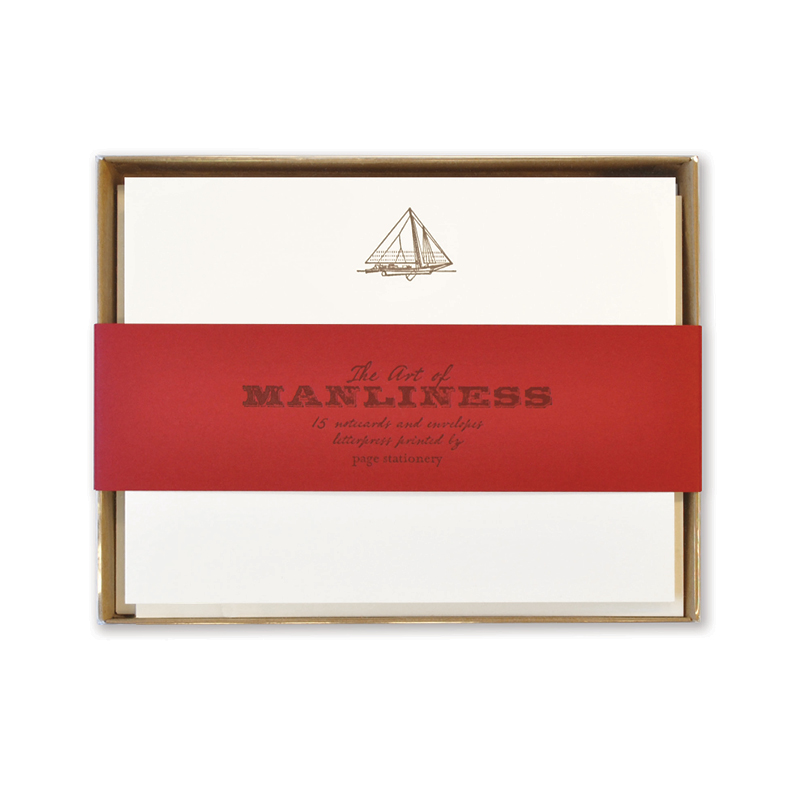 The Art of Manliness Letterpress Stationery | skipjack