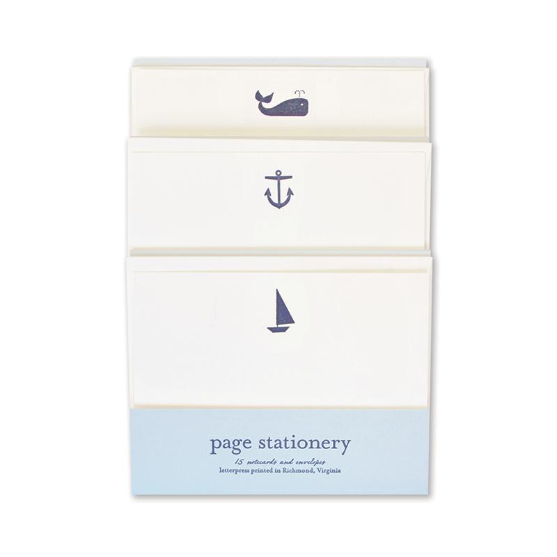 Letterpress Stationery | First Mate