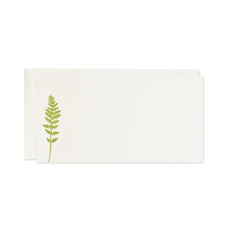 Letterpress Stationery | Fern Notecard