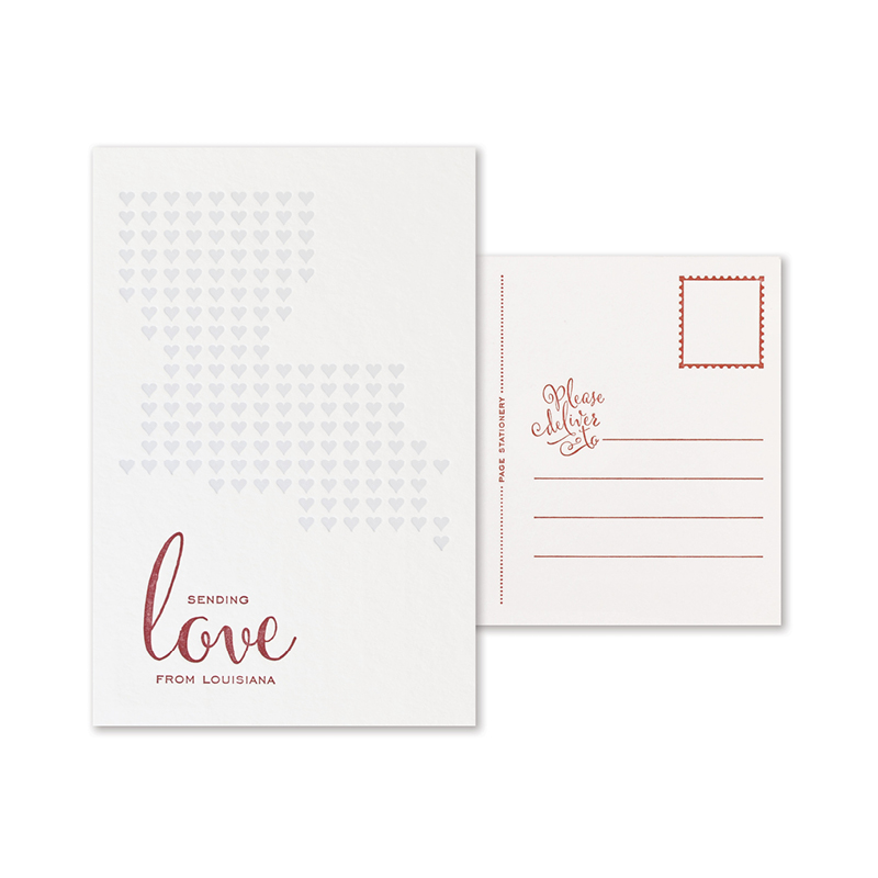 Sending Love Postcard | Louisiana Set