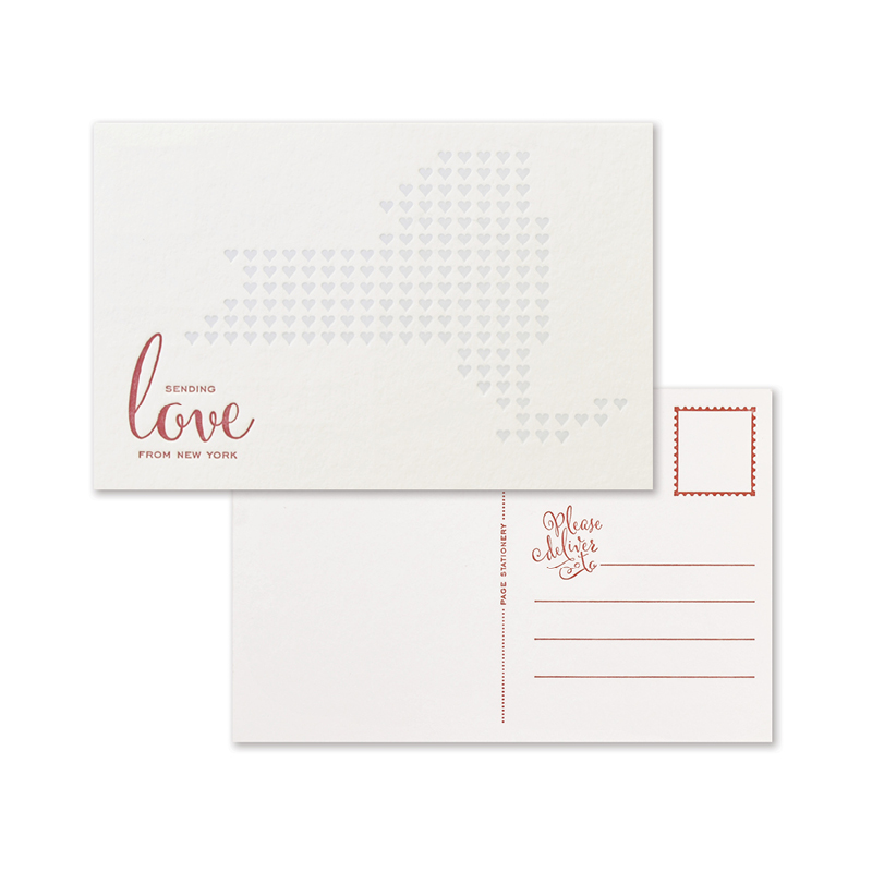 Sending Love Postcard | New York Set