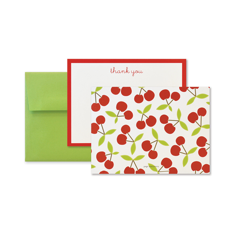 Everyday Boxed Notecards | Cherries