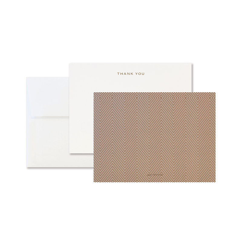 Everyday Boxed Notecards | Herringbone